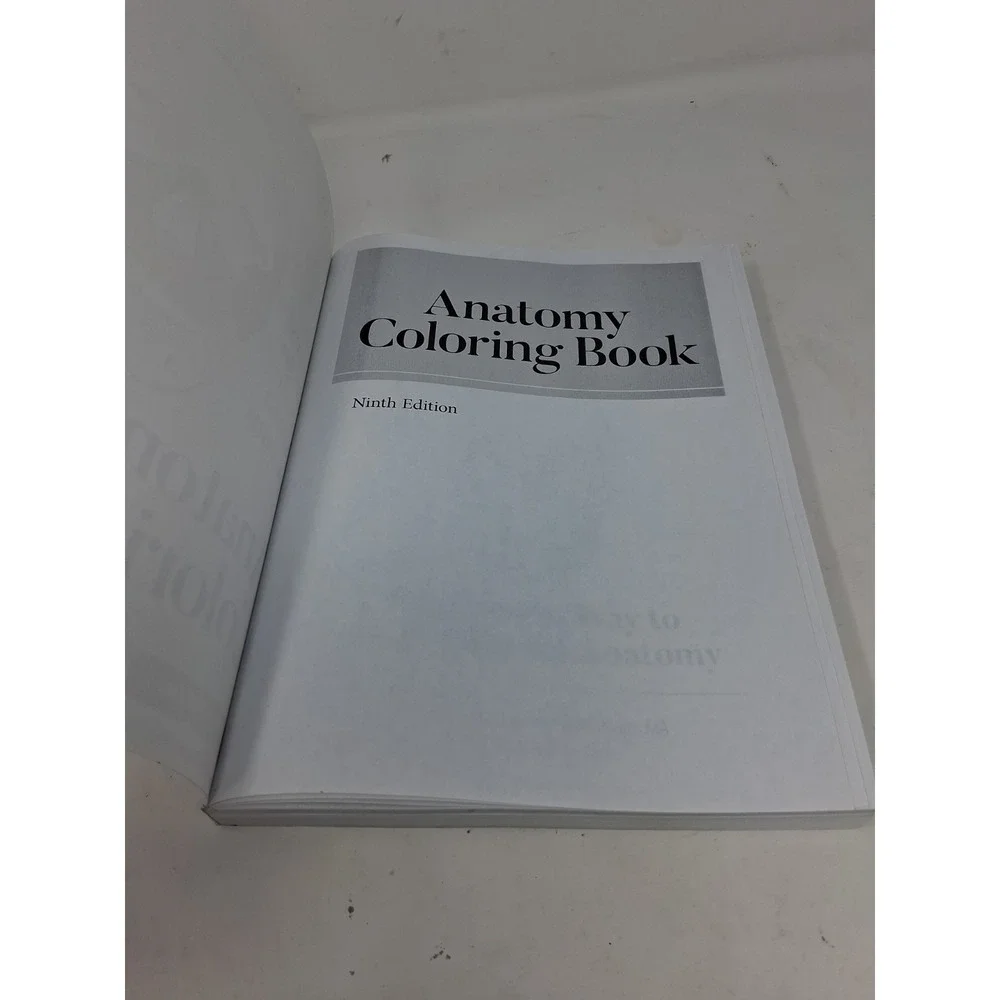 Kaplan Medical Anatomy Coloring Book- Brand New Never Used 9th Edition
